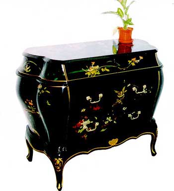 Black Lacquer Cabinet #HA-1955 