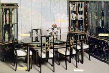 Black Lacquer Dinning Set #HA-1920/1923